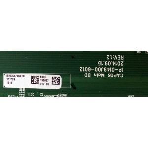 MAIN / VIZIO Y8386690S / Y8386690C / 1P-0149J00-6012 / 0160CAP09E00 / 690C / MODELO M80-C3 LFTRSXAR / PANEL S800FUA-1	