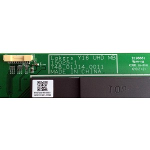 MAIN / VIZIO 791.01M10.0005 / 748.01J14.0011 / 75501M010002 / 15025-1 / MODELO E43U-D2 LWZJUMCS