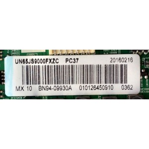 MAIN / SAMSUNG BN94-09930A / BN41-02328C / BN97-10240A / SUSTITUTAS BN94-08310A/BN94-08310E/BN94-08570A/BN94-09147A / MODELO UN65JS9000FXZA TS01 / PANEL CY-XJ065FLLV2H	
