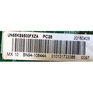 MAIN / SAMSUNG BN94-10844A / BN41-02504A / BN97-10675A / MODELO UN65KS9500FXZA FA01 / PANEL CY-XK065FLLV5H	