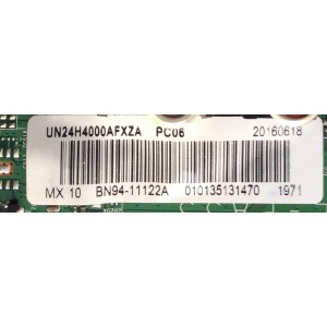 MAIN / SAMSUNG BN94-11122A / BN41-02215A / BN97-11393A / PANEL V236BJ1-LE2 REV.C6 / MODELO UN24H4000AFXZA IP01	