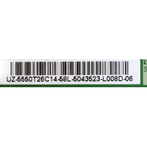 T-CON / SAMSUNG 55.50T26.C14 / T500HVN09.3 / 50T26-C0A / 5550T26C14 / PANEL GH050CSA-B5-BB01 / MODELOS UN50J6300 / UN50J6300AFXZA DH02