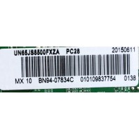 MAIN PARA TV SAMSUNG / NUMERO DE PARTE BN94-07834C / BN41-02356B / BN97-08907E / PARTES SUSTITUTAS BN94-10155W / BN94-07834A / BN94-08276C / BN94-10155Y / BN94-08276A / PANEL CY-QJ055FLLV1H / MODELO UN55JS8500FXZA TH01