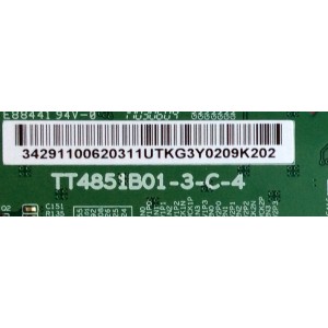 T-CON / SAMSUNG 34291106203 / TT4851B01-3-C-4 / MODELO UN49M5300AFXZA CA02 / PANEL CY-JM049BGHV2H	