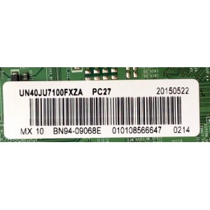 MAIN / SAMSUNG BN94-09068E / BN97-09342A / BN41-02356B / MODELO UN40JU7100FXZA