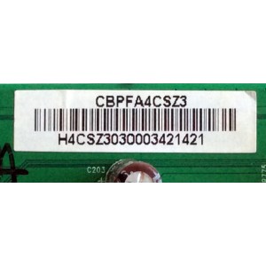 MAIN / SHARP CBPFA4CSZ3 / 715G3702-M2B-000-004N /  MODELO LC-32LS510UT 