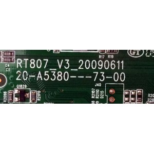 MAIN / PROSCAN 9RE01M5380LNA2-A1 / RT807_V3_20090611 / 20-A5380---73-00 / MODELO 40LC45Q / PANEL V400H1-L01 REV C1