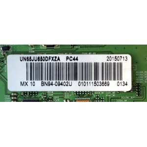 MAIN PARA TV  SAMSUNG NUMERO DE PARTE BN94-09402U / BN97-10062C / BN41-02344D / SUSTITUTAS BN94-09285N / BN94-08776A / BN94-09019V / BN94-10056Q / BN94-10521A / MODELO UN65JU650DFXZA ID02 / PANEL CY-GJ065FGNV1H	