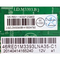 MAIN / RCA 46RE01M3393LNA35-C1 / LD.M3393.B / MK-RE01-140327-ZQ902 / 0327-ZQ902 / MODELO LED46C45RQ 4409-LE46C45-C1	