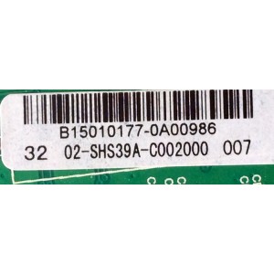 MAIN / FUENTE / (COMBO) / B15010177 / TP.MS3393T.PB79 / 02-SHS39A-C002000
