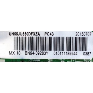 MAIN / SAMSUNG BN94-09283Y / BN97-10246A / BN41-02344B / SUSTITUTAS BN94-10056N / BN94-08775A / BN94-09019T / BN94-09402E / BN94-10520F / MODELO UN55JU650DFXZA EH02	
