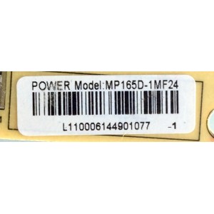 FUENTE DE PODER / HITACHI MP165D-1MF24 / EI28-031 / REV:1.0 / MODELO LE55G508	