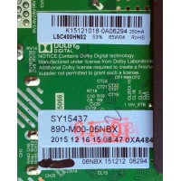 MAIN / FUENTE / (COMBO) / ELEMENT SY15437 / TP.MS3393.PB801 / 890-M00-06NBX / K15121018 / PANEL LSC400HN02 / MODELO ELEFW408 P5G5M	