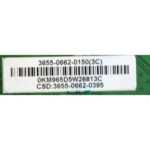MAIN / VIZIO 3655-0662-0150 / 0171-2271-4903 / 3655-0662-0150(3C) / 0KM965D5W26813C / MODELO E551D-A0 LATAOBAP / E551D-A0 LAQAOBAP	