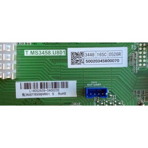 MAIN / HITACHI L16052639 / T.MS3458.U801 / 50020345800070 / MODELO 55L6	