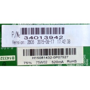 MAIN / FUENTE / (COMBO) / ELEMENT H15081432 / TP.MS3393.PB851 / MODELO ELEFW505	
