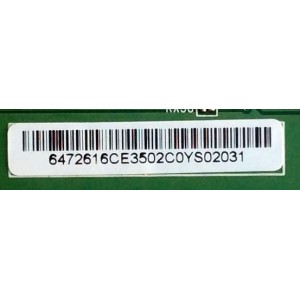 T-CON 6472616CE / E88441 / PANEL V500DK3-QS1 