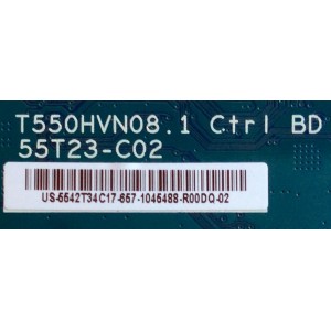 T-CON / LG 55.42T34.C17 / T550HVN08.1 CTRL BD / 55T23-C02 / 5542T34C17 / MODELO 42LF5600-UB BUSDLJM / 42LF5600-UB AUSDLJM / 42LF5800-UA BUSDLJM / 42LF5800-UA AUSDLJM / E425 / PANEL NC420DUN-VUBP5	