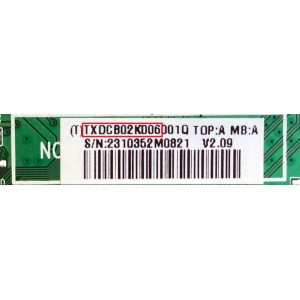 MAIN / VIZIO TXDCB02K006 / 756TXDCB02K006 / 715G5817-M01-000-004K / 006PL0249258E / TXDCB02K006002Q / TXDCB02K006001Q / TXDCB02K006003Q / MODELO E241-A1 LTTUNUAP / PANEL TPM236H3-HGEL02 Rev: C1A / TPM236H3-WU3100 Rev:4830	