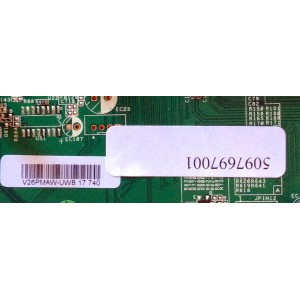 MAIN / WESTINGHOUSE 5097697001 / PWB1138-02 / MODELO SK-26H240S TW-50303-C026A / SK-26H520S TW-50203-C026A / PANEL V260B1-L01 REV C2	