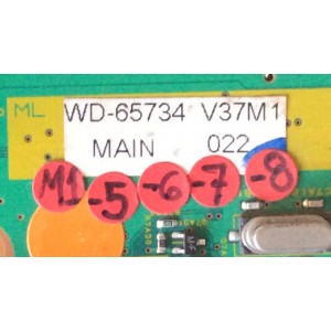 MAIN / MITSUBISHI 934C26001 / 934C260 / WD-65734 / MODELO WD-57734 / WD-65734 / WD-73734 / WD-Y577 / WD-Y657	