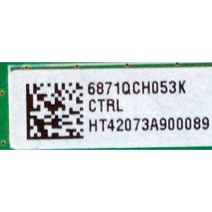 MAIN LOGICA ((NUEVA)) / NORCENT 6871QCH053K / 6870QCE020B / 42V7_CTRL / HT42073A900089 / MODELOS PT-4233 / PS-42T8 / PANEL PDP42V706A2