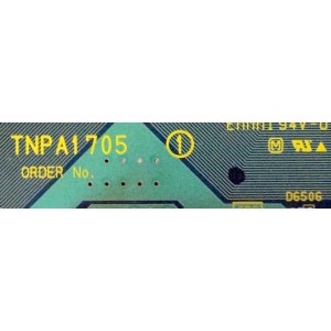 BUFFER SD / PANASONIC TNPA1705 / EL9D25A / MODELO PT-42PD1 / PANEL MC106W36M2