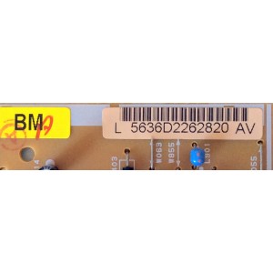 TARJETA DE A/V / TOSHIBA CMF087A / DS-1107A / L 5636D1162820  AV / MODELO 20HLV86	