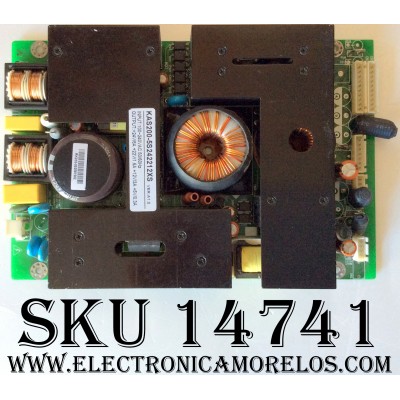 FUENTE DE PODER  / INSIGNIA KAS200-5S242212XS / 667-L32K5-20C / KAS200-5S242212XS-B / VER:A1.0 / MODELO IS-LCDTV32 / NVX32HDU / FLM-3201