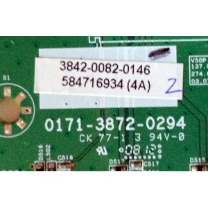 TARJETA DE HDMI / VIZIO 3842-0082-0146 / 0171-3872-0294 / 584716934(4A) / MODELO VP422HDTV10A	