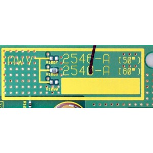 X-SUS /PIONEER AWV2540 / AWV2540-A(60) / ANP2213-B / ANP2213-A / PANEL PDU-PC60F09E / PDU-PC60F09R / MODELO PDP-6020FD / PRO-151FD/ PDP-LX6090	