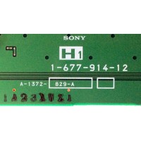 TARJETA INTERFASE/ SONY A-1372-829-A / 1-677-914-12 / PANEL FPF42C128128UA-01 / MODELO PFM-500A3WU / PFM-510A2WU