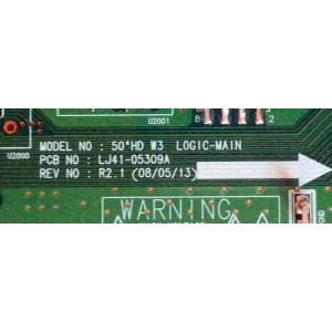 MAIN  LOGICA / SAMSUNG BN96-06766A / LJ92-01517A / 517KA1 / REV:KA1 / Rev:R2.1 / LJ41-05309A  / PANEL S50HW-YB03 / MODELOS PN50A400C2DXZA / PN50A410C1DXZA / PN50A450P1DXZA / PN50A460S4DXZA / PPM50M8HBX/XAA 