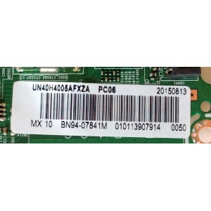 MAIN / SAMSUNG BN94-07841M / BN97-08747B / BN41-02215A / MODELO UN40H4005AFXZA US02 / PANEL CY-HH040AGLV2H	