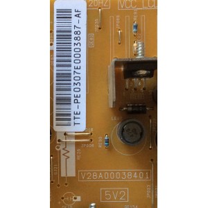 LOW B / TOSHIBA 75006714 / V28A00038401 / V28A000038500 / CCP-6400S / PE0307E / MODELO 42HL167