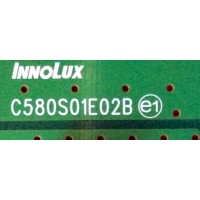 LED DRIVER / TOSHIBA 75040187 / C580S01E02B / 4Z1X56QXNFD / L580S202EC-C003 / REV. CA / MODELO 58L8400U / PANEL V580DK2-KS2 Rev:CA