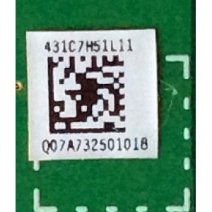 MAIN / TOSHIBA 75040183 / 461C7H51L11 / PE1188 / V28A001550A1 / MODELO 58L8400U / PANEL V580DK2-KS2 Rev:CA