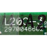  BACKLIGHT INVERTER / LG 2970046602 / L20C-3 / PANEL LM201U04-A3 / MODELO VP201B / VLCDS26064-2W