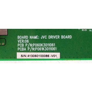 TARJETA  DIGITAL Driver / OLEVIA P060K3011061 / P061K3011061 / VER:06 / 413060100086-V01 / MODELO LCT50HV