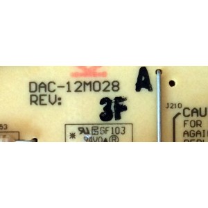 FUENTE BALASTRA / WESTINGHOUSE 27-D003092 / DAC-12M028A / REV: 3F / MODELO LCM-17V8	