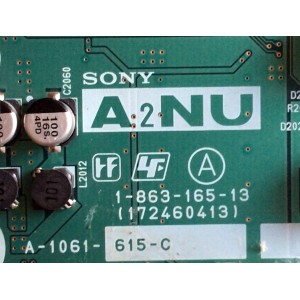 TARJETA INTERFACE / SONY A-1061-615-C / 1-863-165-13 / 172460413 / 3.15A / MODELO KDE-50XS955