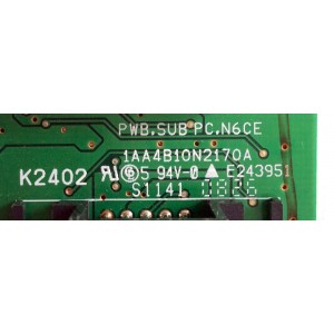 TARJETA INTERFACE / SANYO PWB.SUBPC.N6CE / S1141 / MODELO DP26648