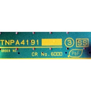 X-SUS / PANASONIC TXNSS1HWTU / TNPA4191 / PANEL MC147H31F10 / MODELOS TH-58PH10UK / TH-58PH10UKA	