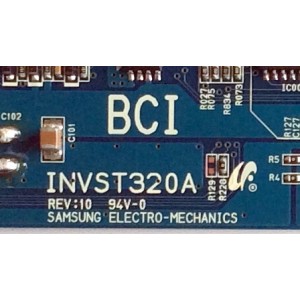 BACKLIGHT INVERTER / SAMSUNG INVST320A / 94V-0 / REV:10 /  PANEL  LTA320WT-L14 /  MODELO LNS3251DX/XAA