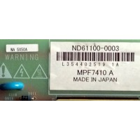 FUENTE DE PODER  / AKAI MPF7410A / PCPF0039 / ND61100-0003 / MPF7410 /  PANEL  FPF42C128128UE-51 /  MODELO PDP4225M