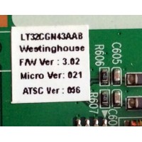 MAIN / WESTINGHOUSE 5600110532 / 2970055004 / LT32D / LT32CGN / MODELOS LTV-27W6HD / LTV-32W6HD	