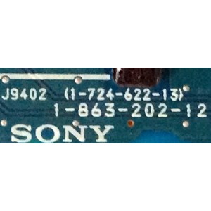 MAIN / SONY A-1060-166-A / 1-863-201-13 / 1-724-622-13 / A1060166A / MODELOS KDF-42WE655 / KDF-50WE655 / KDF-55WF655 / KDF-55WF655K / KDF-60WF655