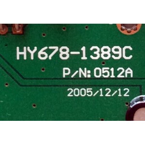 TARJETA DIGITAL / AKAI HY678-1389C / 0512A / MODELO LCT3201AD	