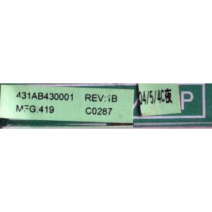 TARJETA DE VIDEO / HITACHI 431AB430001 / TS05429 / VPD-L421 / 461AB488012 / MODELO 42EDT41