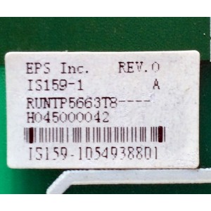 BACKLIGHT INVERTER / VIEWSONIC RUNTP5663T8 / IS159-1 / REV:4A /MODELO VP930B